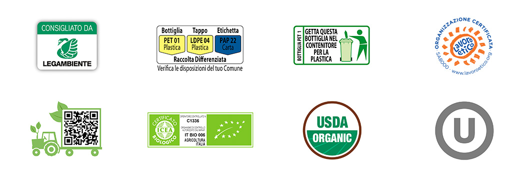 Quality marks and environmental and social information on products